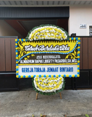 Papan Bunga Duka di Warungboto
