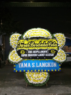 Papan Bunga Duka di Warungboto